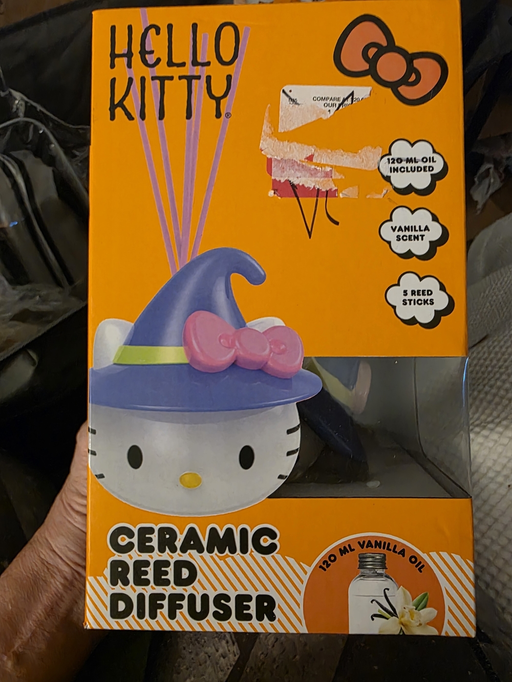 Hello Kitty Ceramic Reed Diffuser - Purple & Pink